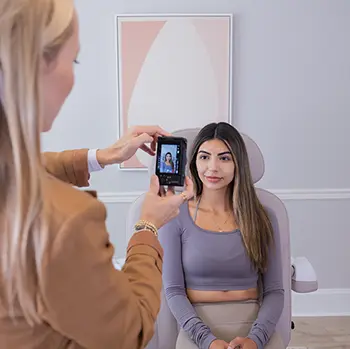 client-having-photo-taken-for-skin-treatment-results-mobile